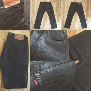 levis waxed jeans